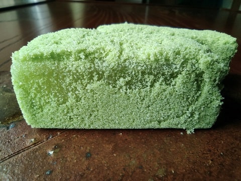 よくまぶされた寒梅粉 和菓子